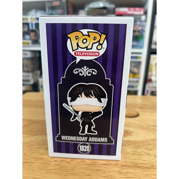EXCLUSIVE Wednesday Fencing Funko Pop #1820 Television Addams Family Ortega TV - Picture 2 of 6